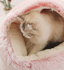 Cama Anti-Estresse Algodão Doce para Gatos