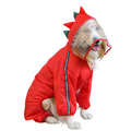 Capa de Chuva Pet Dinossauro Sapinho para Cachorro