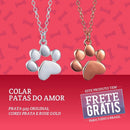 Colar com Pingete PATAS DO AMOR, Prata 925 Original