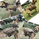 Coleira Peitoral Tática K9 Anti Puxão para Cães de Grande Porte