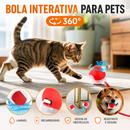 Bola Inteligente Interativa Recarregável para Gatos com Movimento Automático