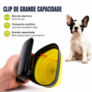 Coletor Higiênico Portátil para Fezes de Cachorro com Porta-Sacos Integrado