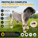 Macacão Impermeável para Cachorro com Proteção Total para as Patas Antiderrapante e Refletivo