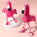 Flamingo Amigo Brinquedo Mastigável Anti Stress para Cães