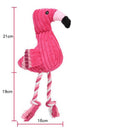 Flamingo Amigo Brinquedo Mastigável Anti Stress para Cães