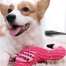 Flamingo Amigo Brinquedo Mastigável Anti Stress para Cães
