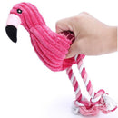 Flamingo Amigo Brinquedo Mastigável Anti Stress para Cães