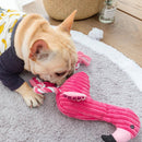 Flamingo Amigo Brinquedo Mastigável Anti Stress para Cães