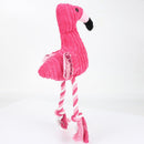 Flamingo Amigo Brinquedo Mastigável Anti Stress para Cães