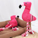 Flamingo Amigo Brinquedo Mastigável Anti Stress para Cães