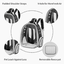 Mochila Pet Astronauta para Transporte em Moto