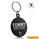 Pingente de Identificação Personalizável para Pets em Aço Inoxidável
