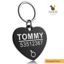 Pingente de Identificação Personalizável para Pets em Aço Inoxidável