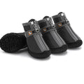 Botas Antiderrapantes para Cães Premium Proteção para Patas com Solado Grosso e Respirável (Kit com 4 Unidades)