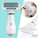 Secador Pet FLUFFY com Escova 2 em 1 (Tecnologia Alemã)